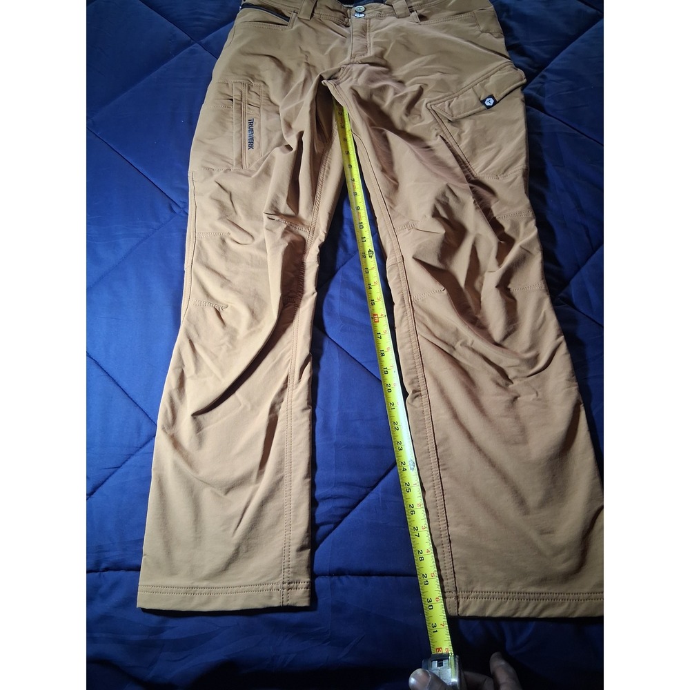 Truewerk T2 Werkpant Womens 12 Regular Tan Technical Work Pants Cargo Utility - Picture 3 of 10